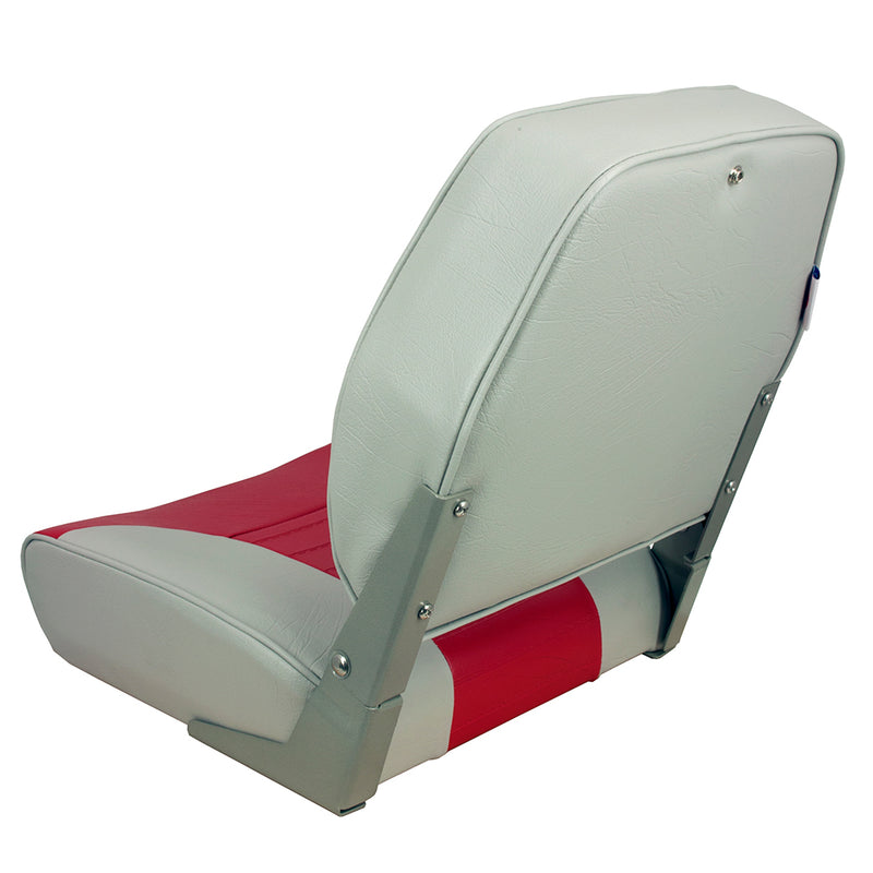 Load image into Gallery viewer, Springfield Economy MultiColor Folding Seat  GreyRed 1040655
