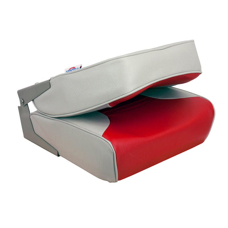 Load image into Gallery viewer, Springfield Economy MultiColor Folding Seat  GreyRed 1040655
