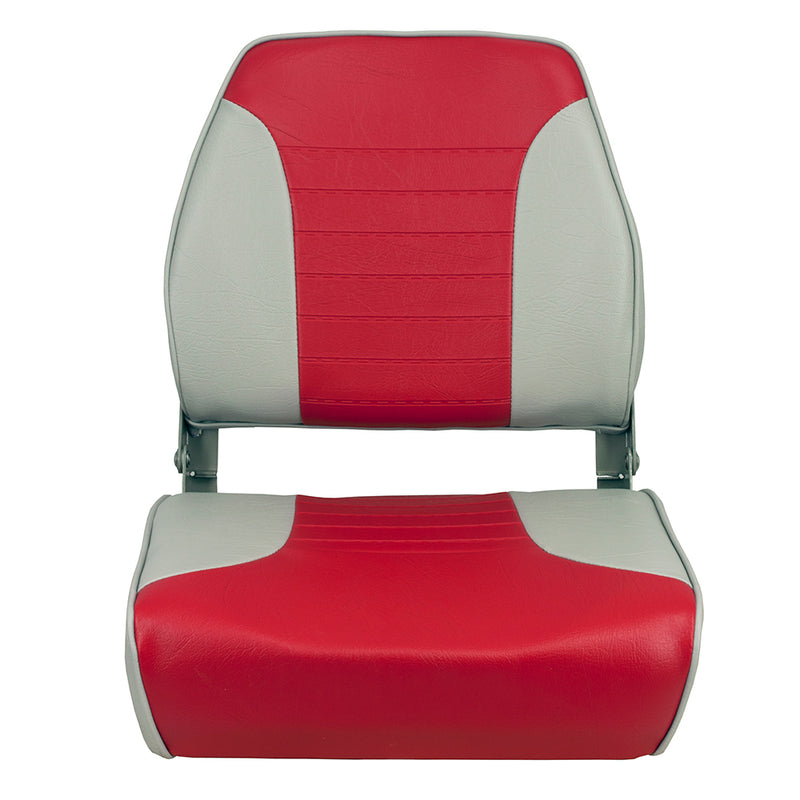 Load image into Gallery viewer, Springfield Economy MultiColor Folding Seat  GreyRed 1040655
