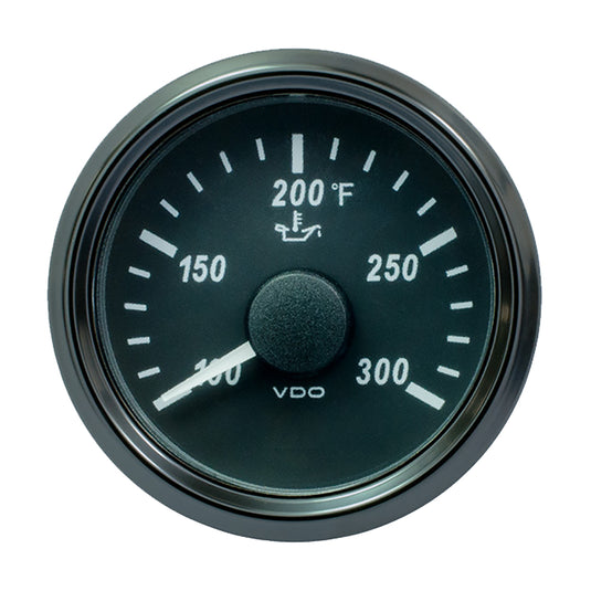 VDO SingleViu 52mm 2116 Oil Temp Gauge  300 F  32218 Ohm A2C3833410030