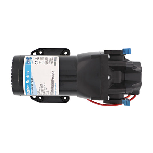 Jabsco HotShot HD4 Heavy Duty Washdown Pump w25 HoseCoil  12V  4 GPM  60 PSI Q401J118N4A