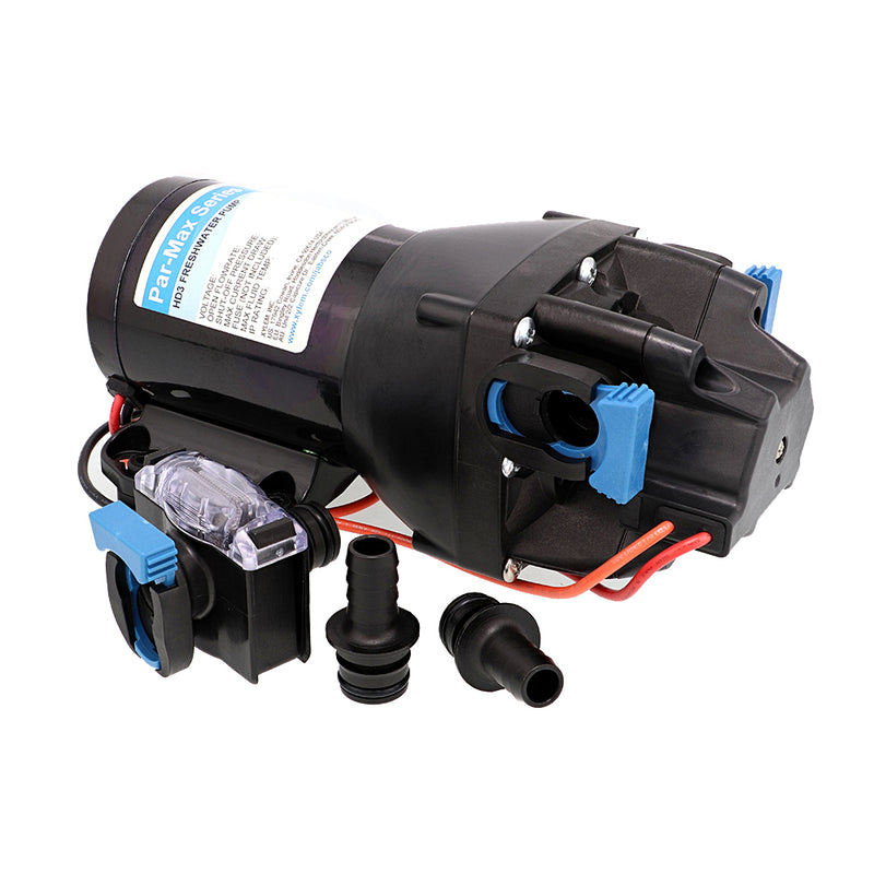 Load image into Gallery viewer, Jabsco ParMax HD3 Heavy Duty Water Pressure Pump  12V  3 GPM  60 PSI Q301J118S3A

