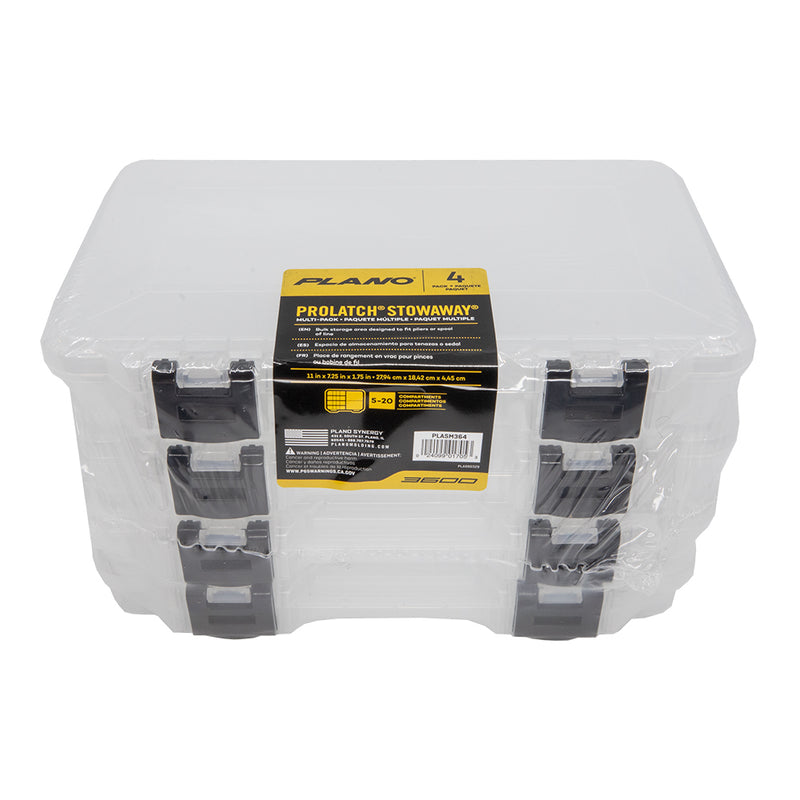 Load image into Gallery viewer, Plano 3650 ProLatch Stowaway 4Pack PLASM364
