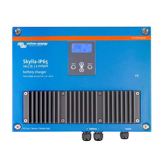 Victron SkyllaIP65 2435 3Bank 120240VAC Battery Charger SKY024035100