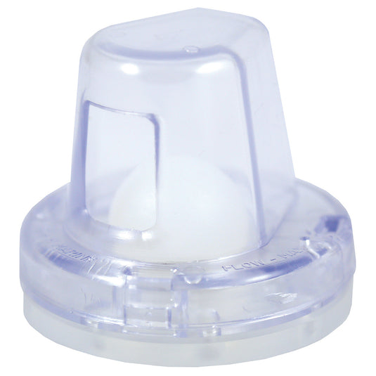 TH Marine FlowMax Ball Scupper  Clear FMS10DP