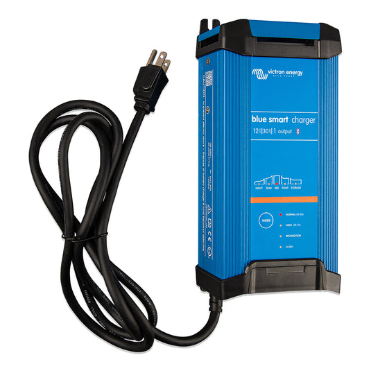 Victron Blue Smart IP22 12VDC 30A 1 Bank 120V Charger  Dry Mount BPC123047102