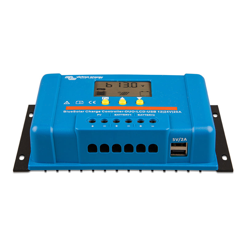 Load image into Gallery viewer, Victron BlueSolar PWM Charge Controller DUO LCD  USB Charge Control  1224VDC  20A SCC010020060
