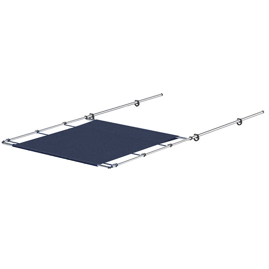 SureShade PTX Power Shade  51 Wide  Stainless Steel  Navy 2021026253
