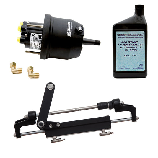 Uflex HYCO 11 Front Mount OB System up to 175HP  Includes UP20 FM Helm 2qts of Oil UC95OBF Cylinder HYCO 11