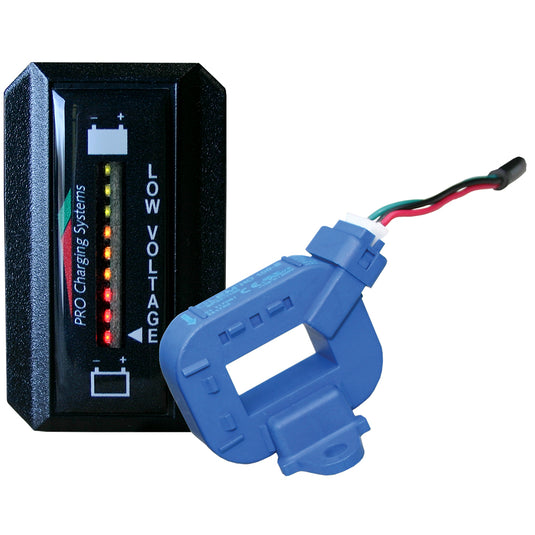 Dual Pro Lithium Battery Gauge  Single  Rectangle Vertical Display BFGVLITH