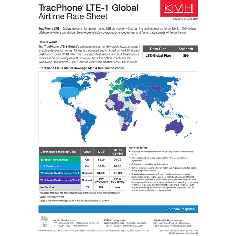 Load image into Gallery viewer, KVH TracPhone LTE1 Global 01041901
