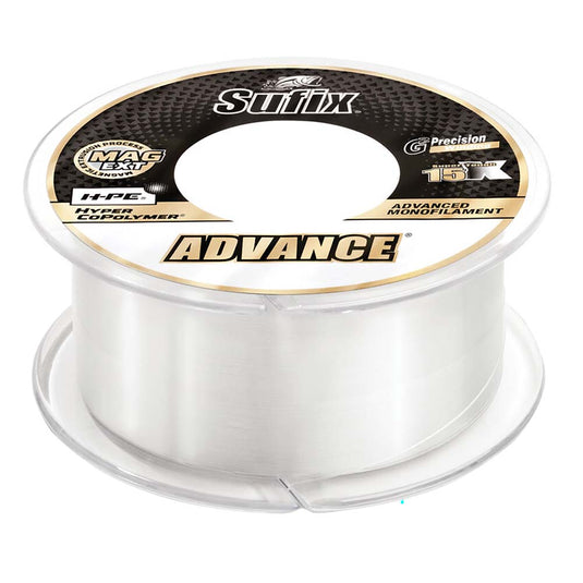 Sufix Advance Monofilament  20lb  Clear  330 yds 604120
