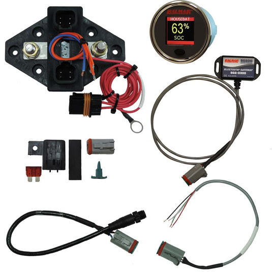 Balmar SG230 Battery Monitor Kit N2K BT Gateway Color Display 1248VDC SG230