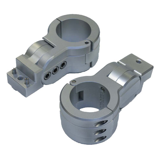 PTM Watersports Board Rack Mounts  238 Pipe Clamp  Titanium Grey P131982380TEBGR