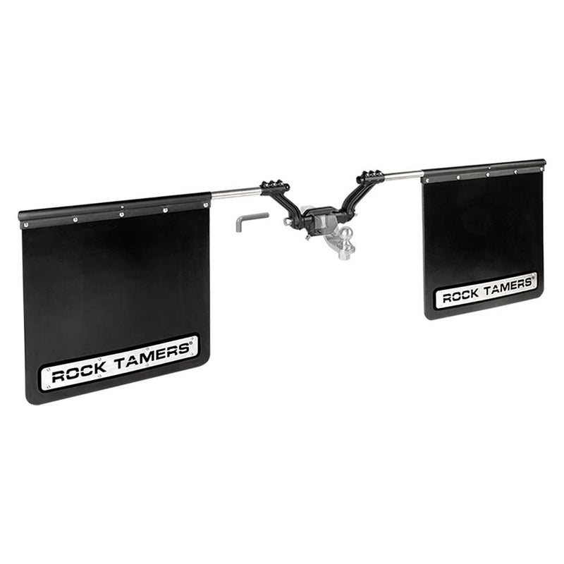 Load image into Gallery viewer, ROCK TAMERS 25 Hub Mudflap System  Matte BlackStainless 00110
