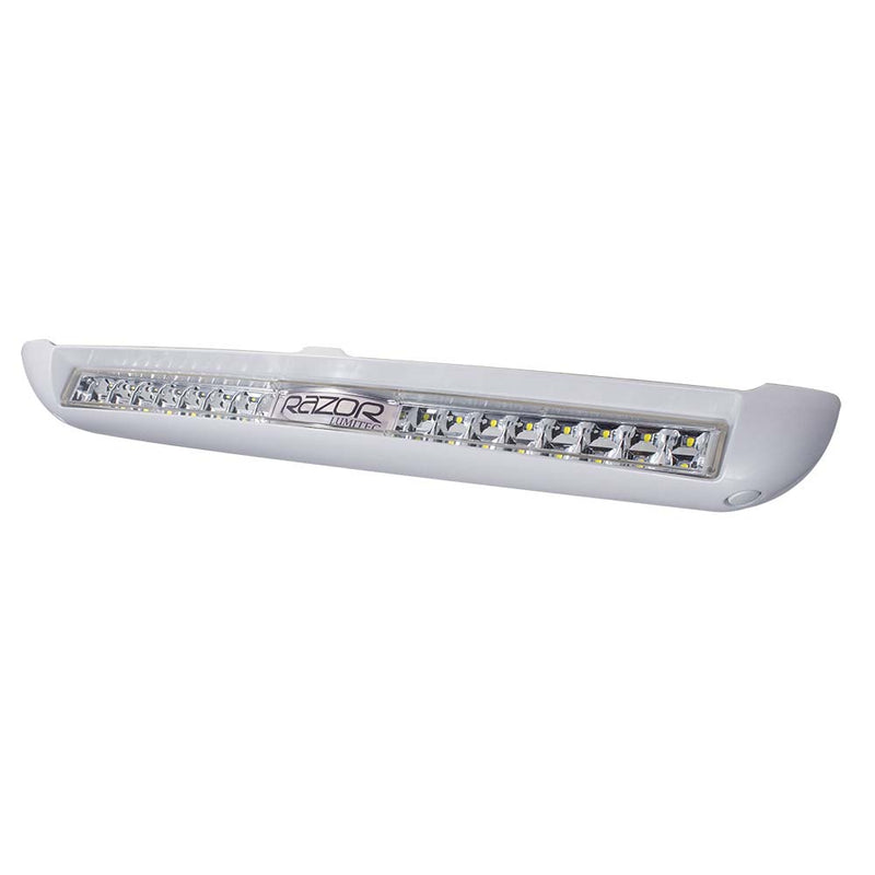Load image into Gallery viewer, Lumitec Razor Light Bar  Flood  White Housing wInverted Logo Flush Mount 101590
