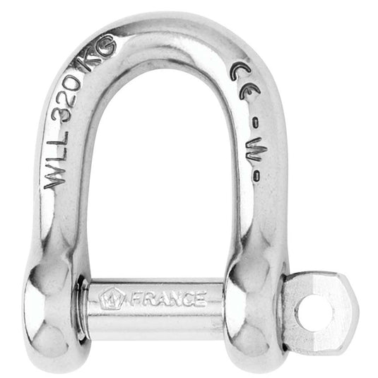 Wichard SelfLocking D Shackle  Diameter 10mm  1332 1205W