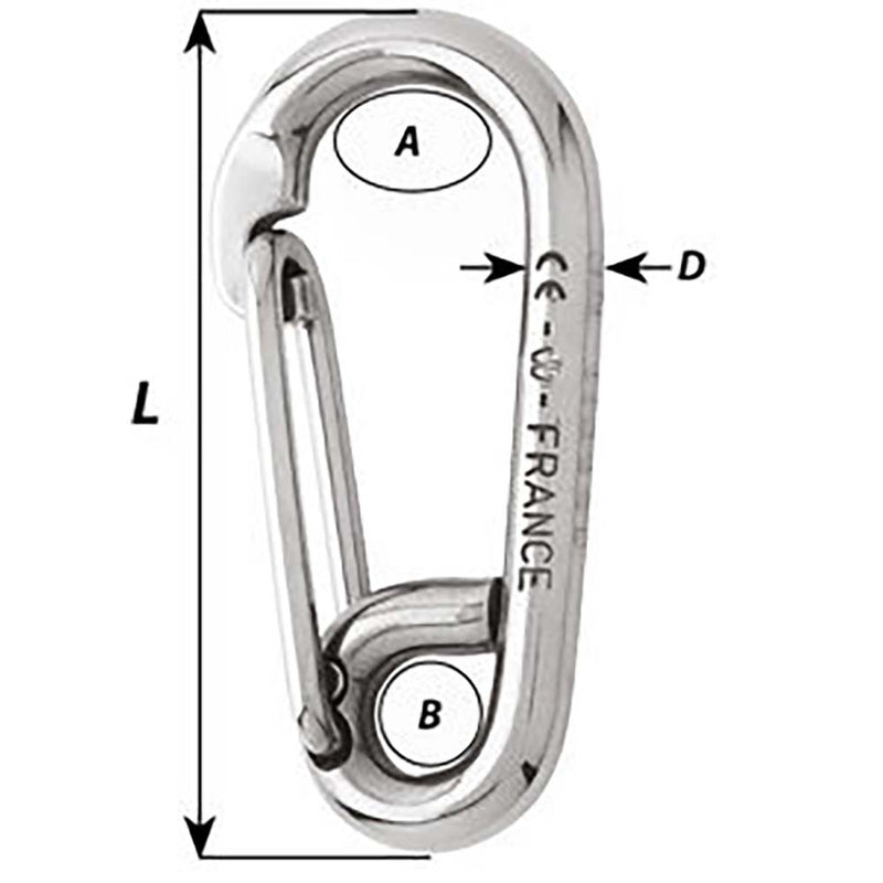 Load image into Gallery viewer, Wichard Symmetric Carbine Hook  Length 100mm  1332 2316W
