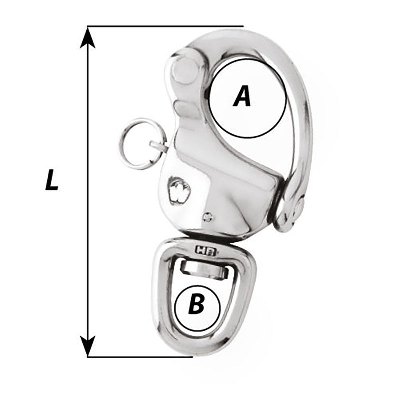 Load image into Gallery viewer, Wichard 434 Snap Shackle wSwivel Eye 2477W
