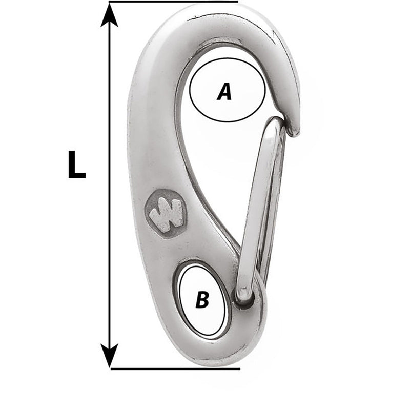 Load image into Gallery viewer, Wichard Safety Snap Hook  75mm 2481W
