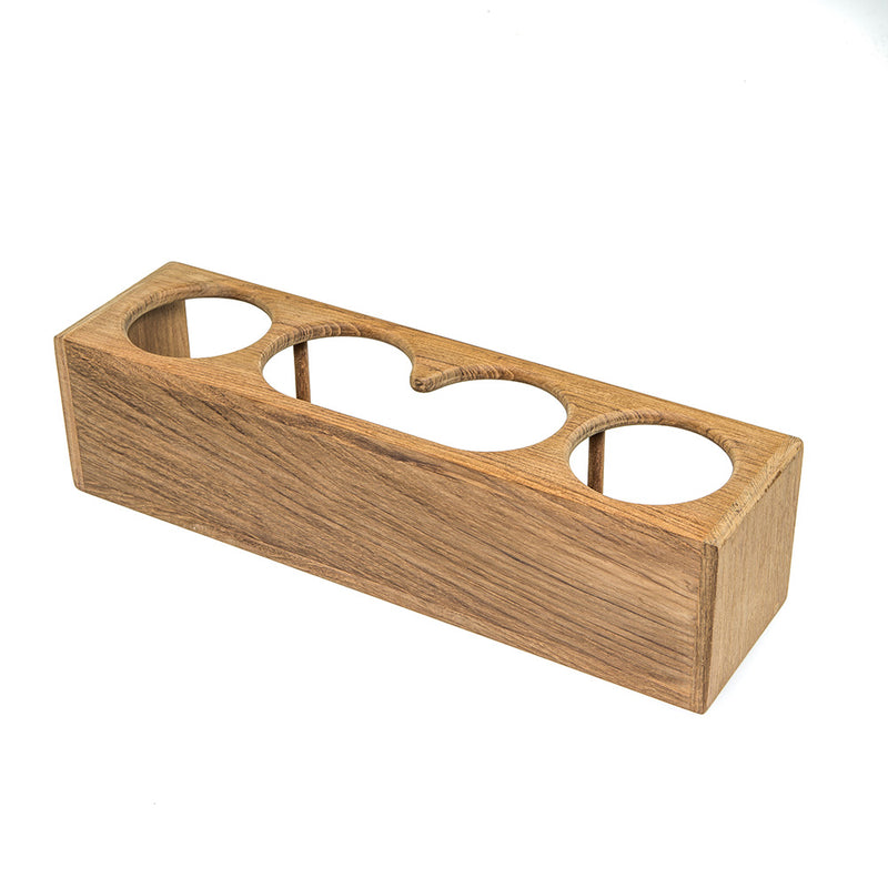 Load image into Gallery viewer, Whitecap Four DrinkBinocular Rack  Teak 62632
