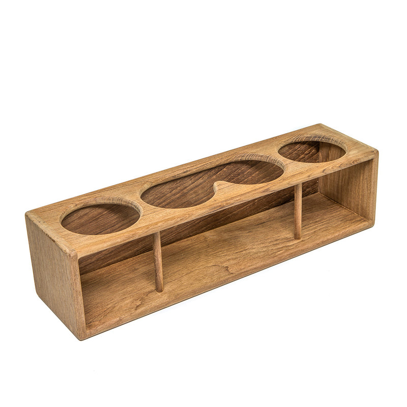 Load image into Gallery viewer, Whitecap Four DrinkBinocular Rack  Teak 62632
