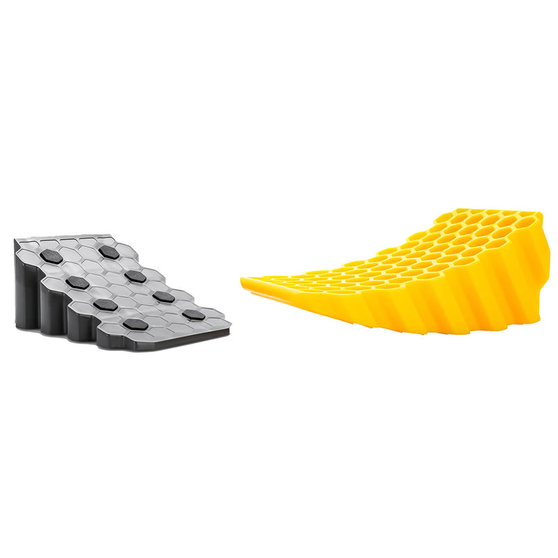 Load image into Gallery viewer, Camco Curved Leveler  Wheel Chock 44423
