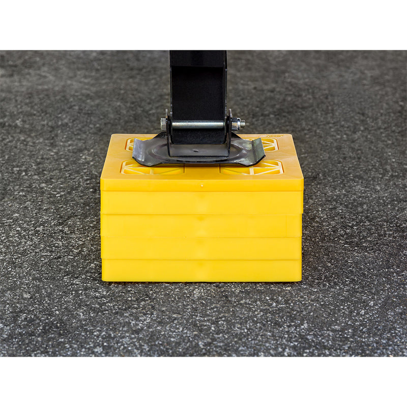 Load image into Gallery viewer, Camco FasTen Leveling Blocks wTHandle  2x2  Yellow 10Pack 44512
