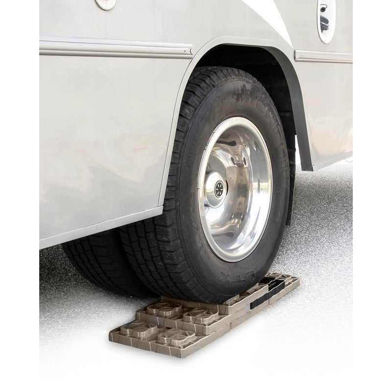 Load image into Gallery viewer, Camco FasTen Leveling Blocks wTHandle  2x2  Brown 10Pack 44521

