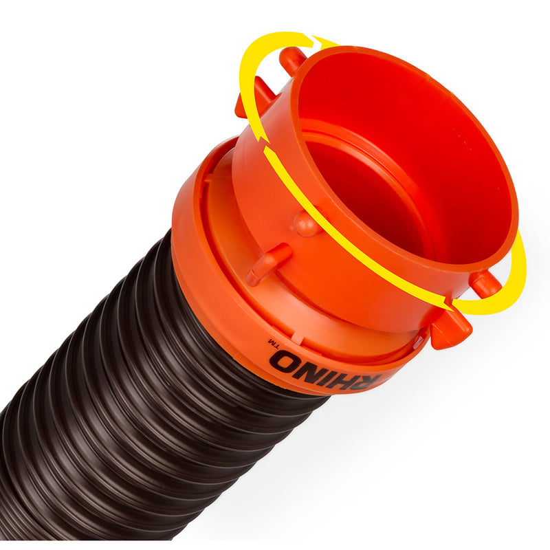 Load image into Gallery viewer, Camco RhinoFLEX 10 Sewer Hose Extension wSwivel Bayonet  Lug 39764
