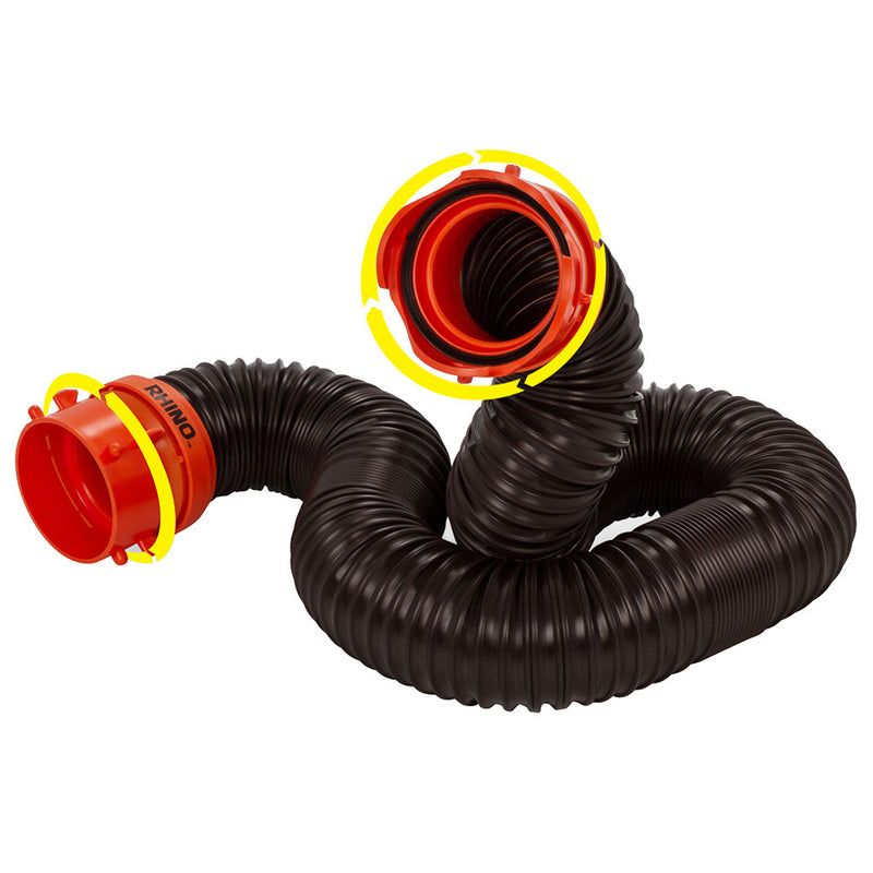 Load image into Gallery viewer, Camco RhinoFLEX 5 Sewer Hose Extension wSwivel Bayonet  Lug 39765
