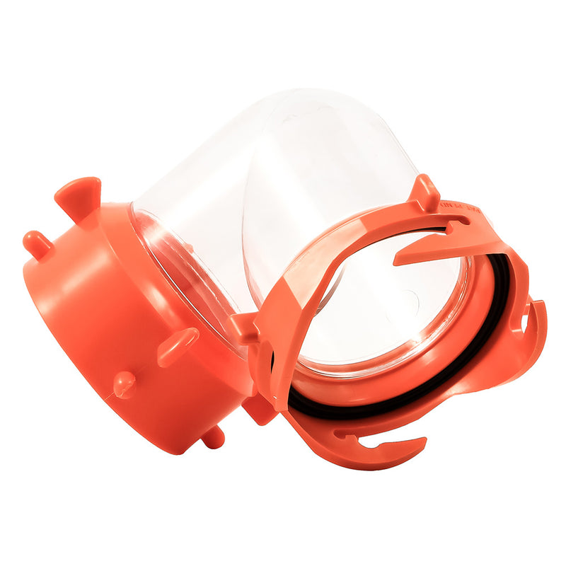 Load image into Gallery viewer, Camco RhinoFLEX 90Degree Swivel Fitting Clear 39857
