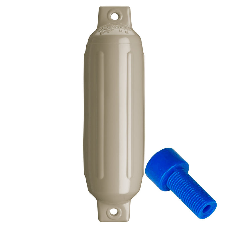 Load image into Gallery viewer, Polyform G1 Twin Eye Fender 35 x 128  Sand wAdapter G1 SAND WAIR ADAPTER
