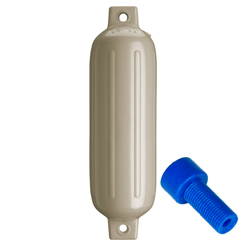 Load image into Gallery viewer, Polyform G3 Twin Eye Fender 55 x 19  Sand wAdapter  G3 SAND WAIR ADAPTER
