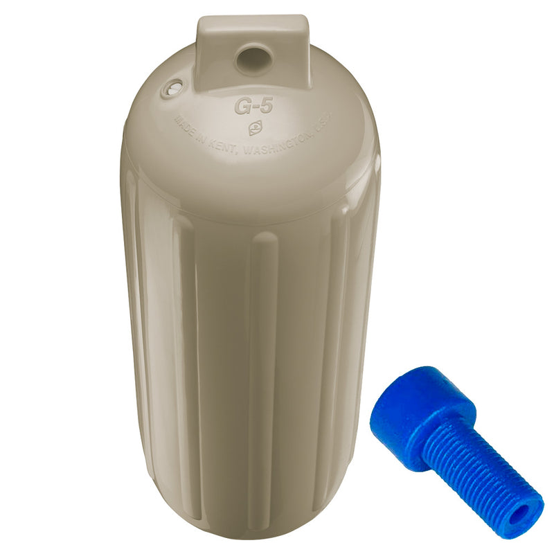 Load image into Gallery viewer, Polyform G5 Twin Eye Fender 88 x 268  Sand wAdapter  G5 SAND WAIR ADAPTER
