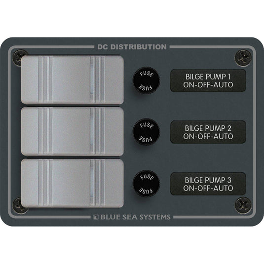 Blue Sea 8665 Contura 3 Bilge Pump Control Panel  8665