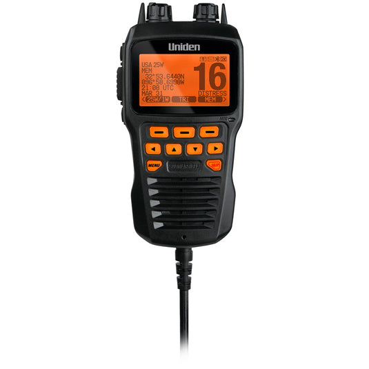Uniden Remote Mic fUM725 VHF Radios  Black UMRMICBK