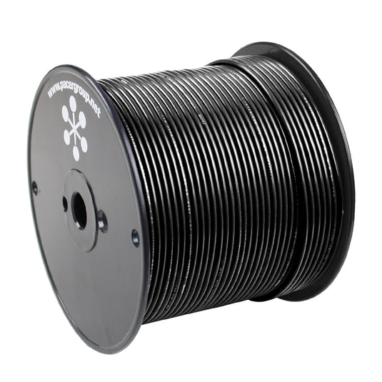 Pacer Black 14 AWG Primary Wire  500  WUL14BK500