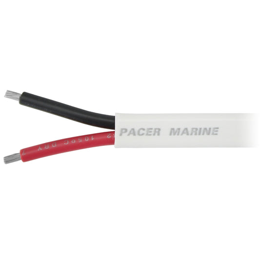 Pacer 82 AWG Duplex Cable  Flat Cable  RedBlack  100 W82DC100