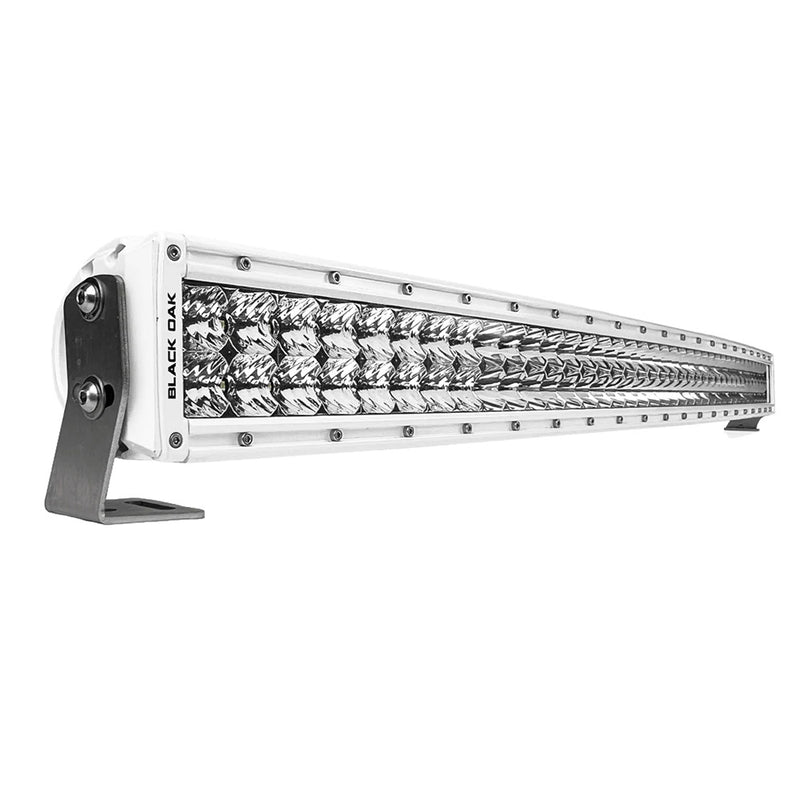 Load image into Gallery viewer, Black Oak Pro Series 30 Curved Double Row 40 LED Light Bar  Combo Optics  White Housing 40CCMD5OS
