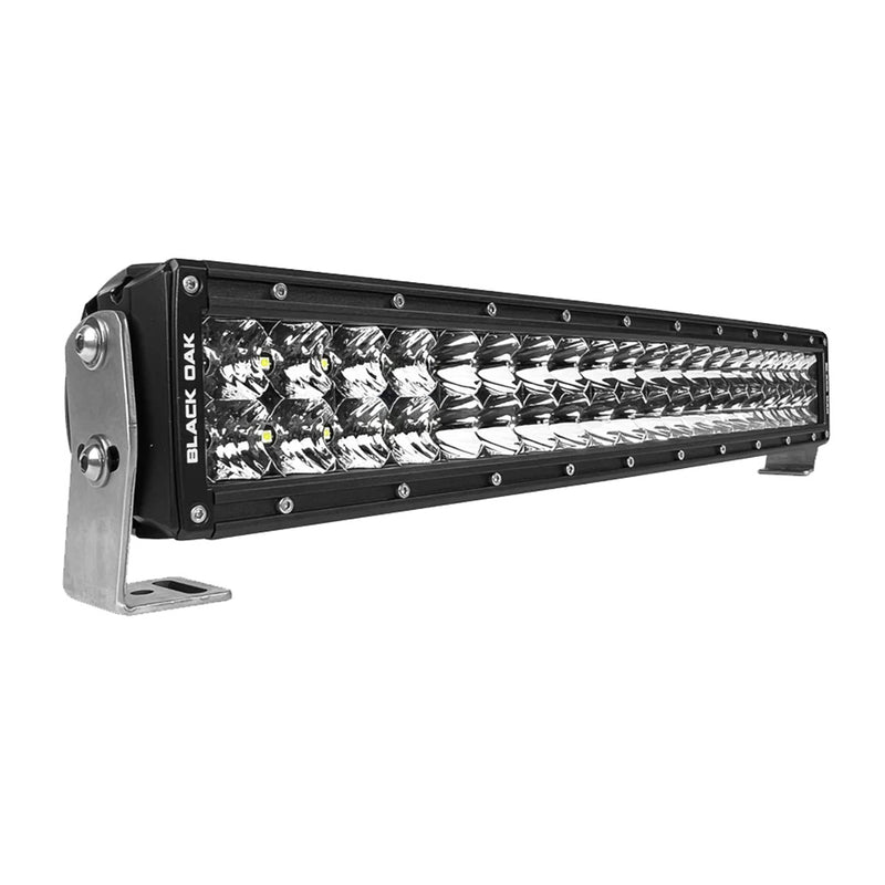 Load image into Gallery viewer, Black Oak Pro Series 30 Curved Double Row 20 LED Light Bar  Combo Optics  Black Housing 20CCD5OS
