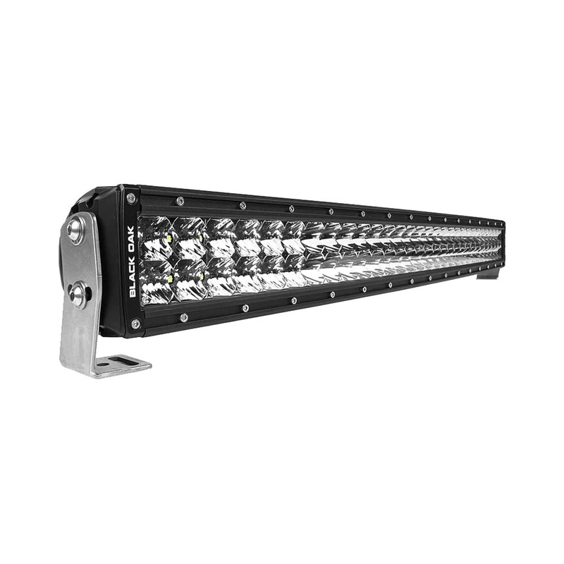 Load image into Gallery viewer, Black Oak Pro Series 30 Curved Double Row 30 LED Light Bar  Combo Optics  Black Housing 30CCD5OS
