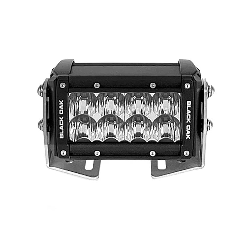 Load image into Gallery viewer, Black Oak Pro Series 30 Double Row 4 LED Light Bar  Flood Optics  Black Housing 4FD5OS
