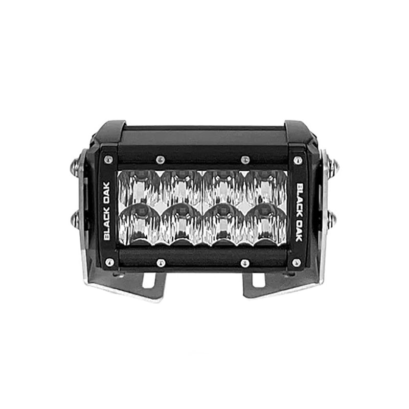 Load image into Gallery viewer, Black Oak Pro Series 30 Double Row 4 LED Light Bar  Spot Optics  Black Housing 4SD5OS
