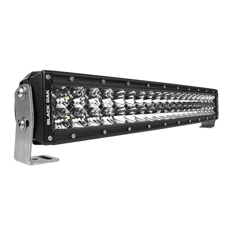 Load image into Gallery viewer, Black Oak Pro Series 30 Double Row 20 LED Light Bar  Combo Optics  Black Housing 20CD5OS
