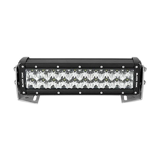 Black Oak Pro Series 30 Double Row 10 LED Light Bar  Combo Optics  Black Housing 10CD5OS