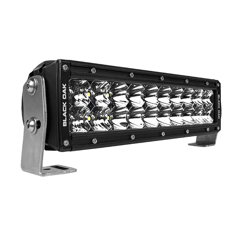 Load image into Gallery viewer, Black Oak Pro Series 30 Double Row 10 LED Light Bar  Combo Optics  Black Housing 10CD5OS

