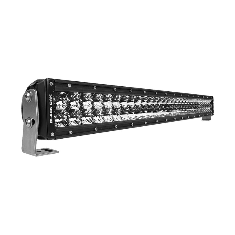 Load image into Gallery viewer, Black Oak Pro Series 30 Double Row 30 LED Light Bar  Combo Optics  Black Housing 30CD5OS
