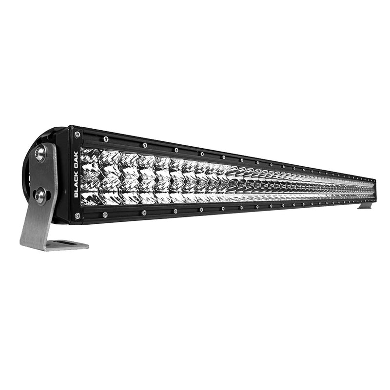 Load image into Gallery viewer, Black Oak Pro Series 30 Double Row 50 LED Light Bar  Combo Optics  Black Housing 50CD5OS

