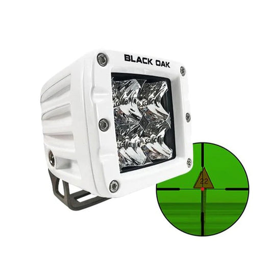 Black Oak Pro Series 30 2 850nm Infrared Marine Pod Light  Flood Optics  White Housing 2MIRPOD850